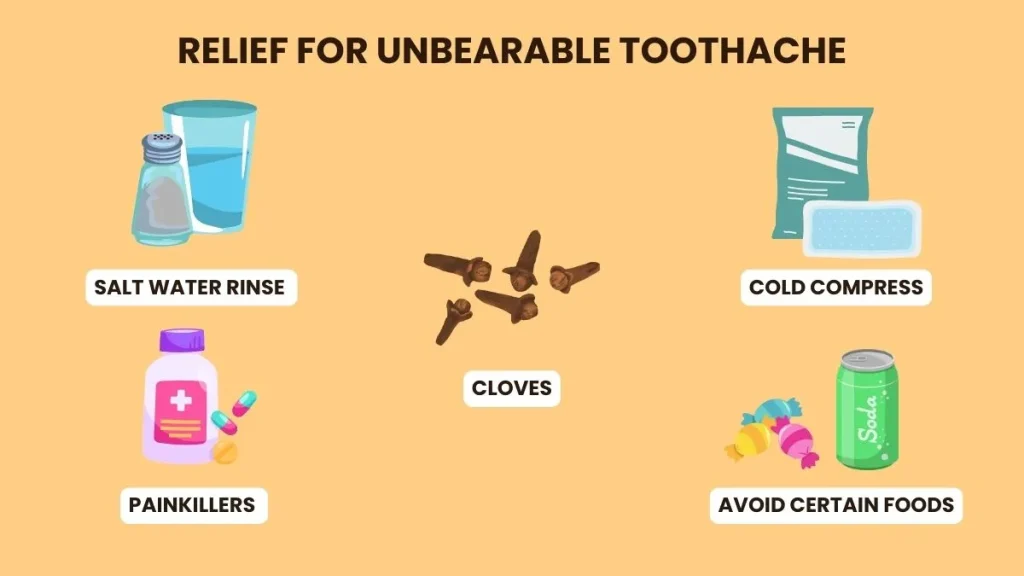 unbearable tooth pain what to do